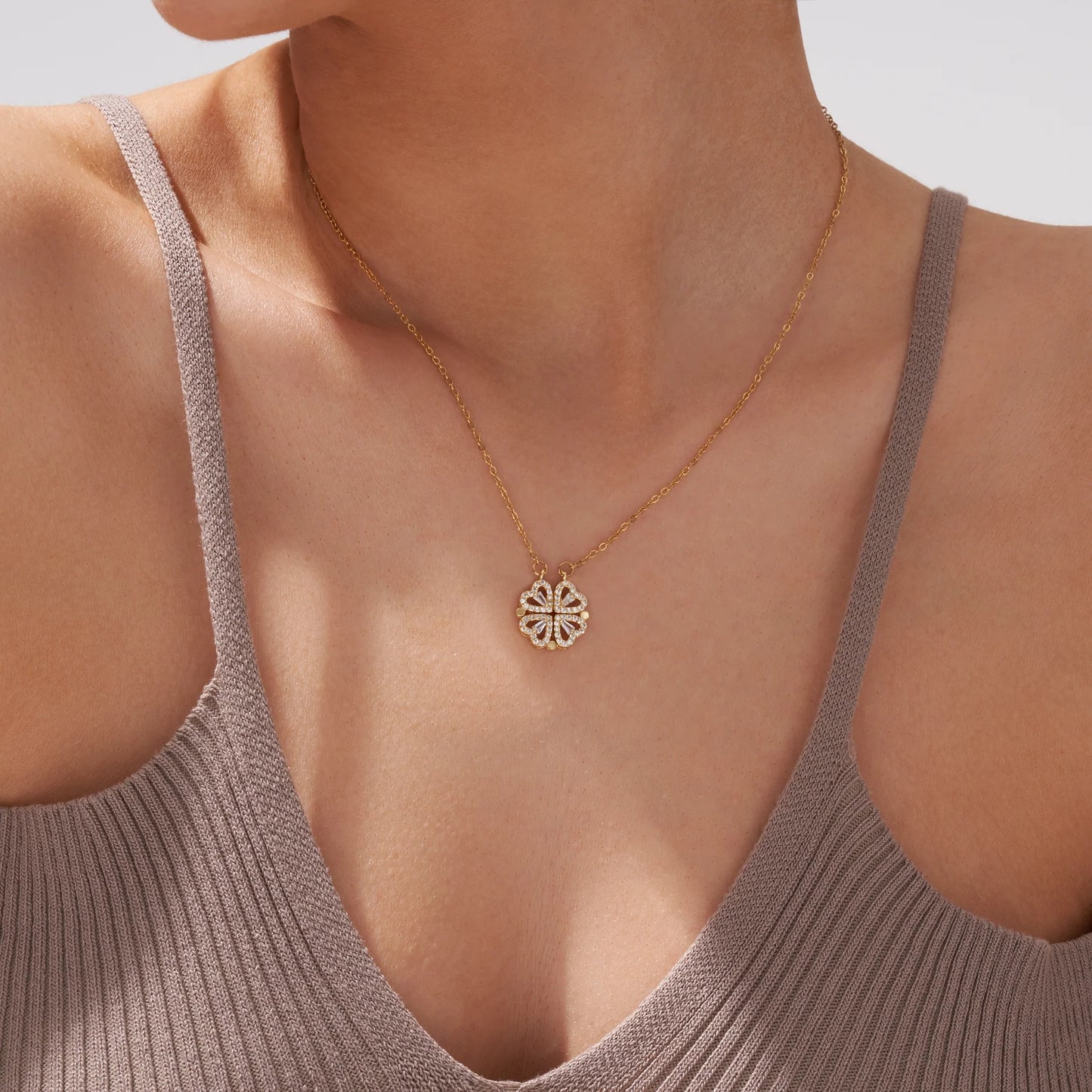 Lucky Hearts Magnetic Necklace