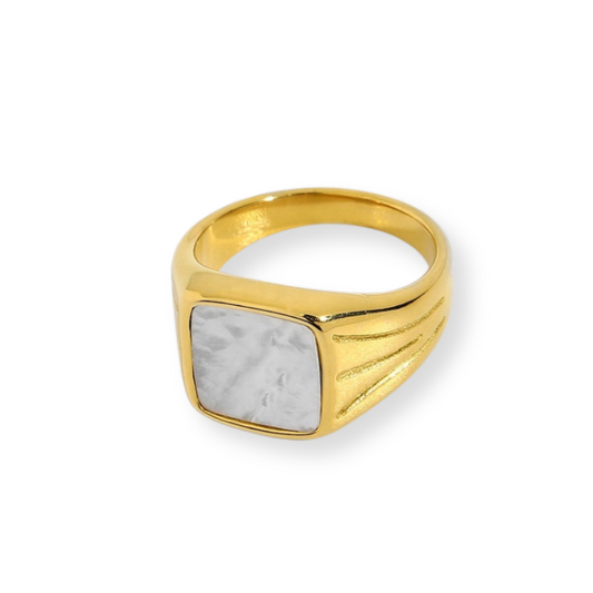 Stellar Moonstone Ring