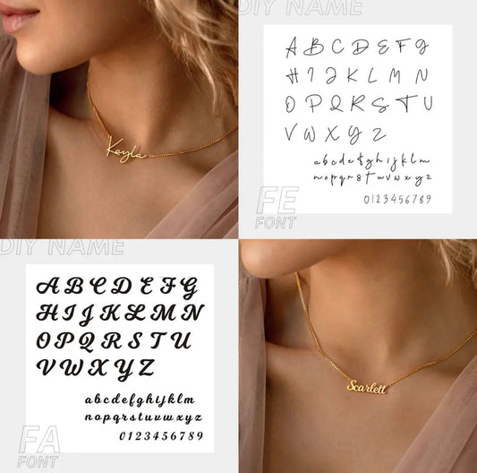 Dainty Cuban Name Necklace