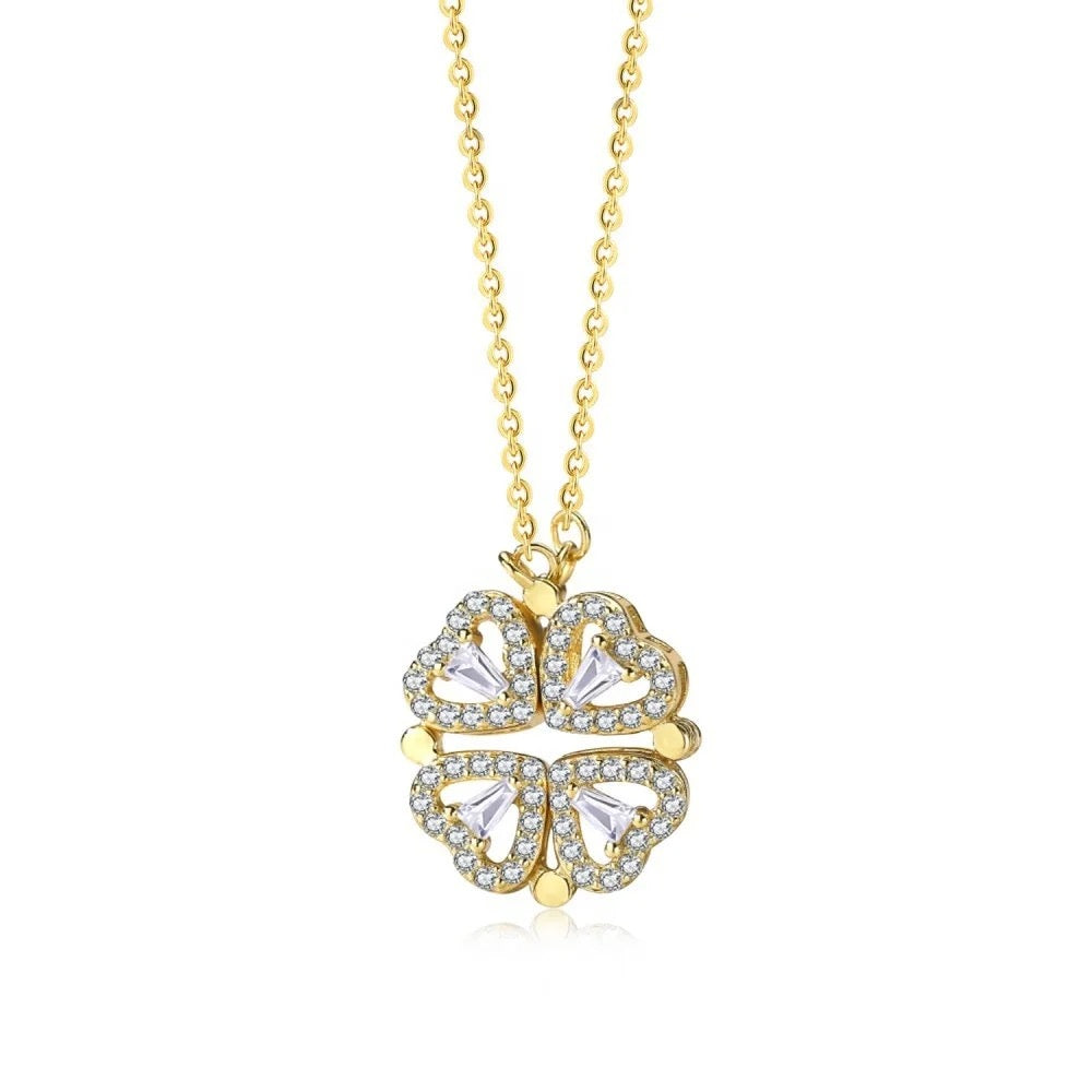 Lucky Hearts Magnetic Necklace