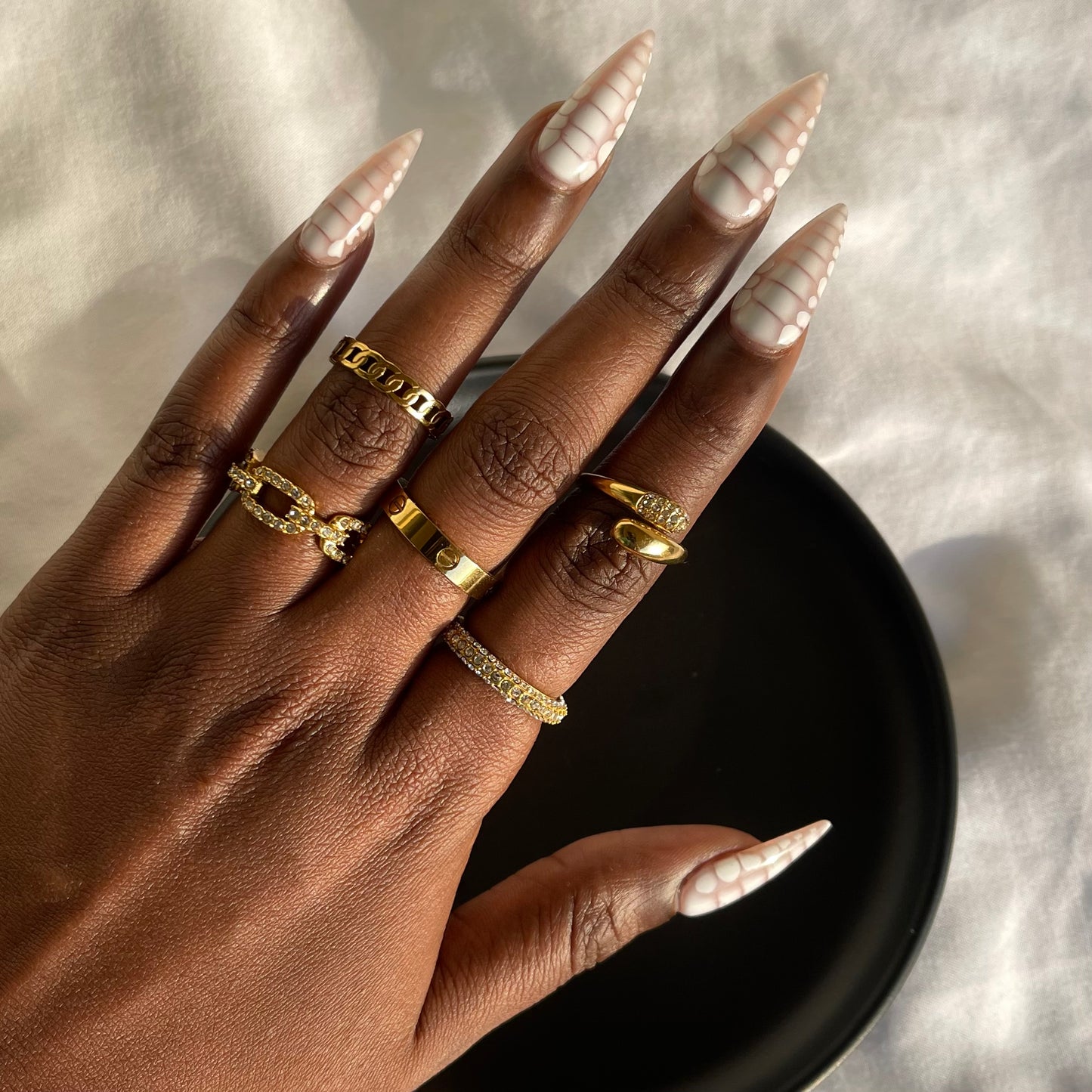 Glitter Drip ring