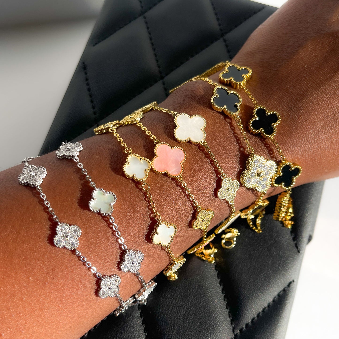 Charisma Clover bracelet - White Diamond