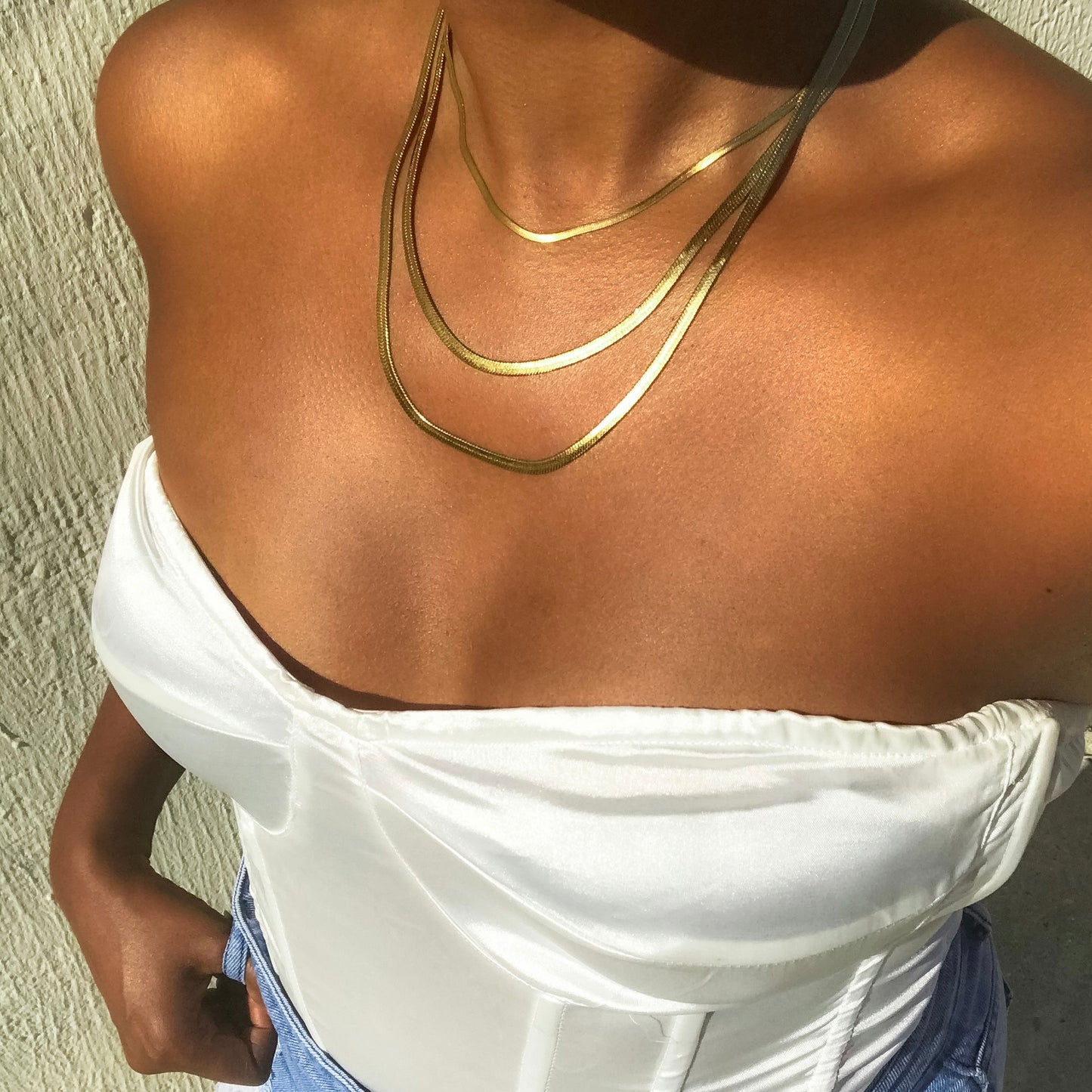 Classic Herringbone Necklace