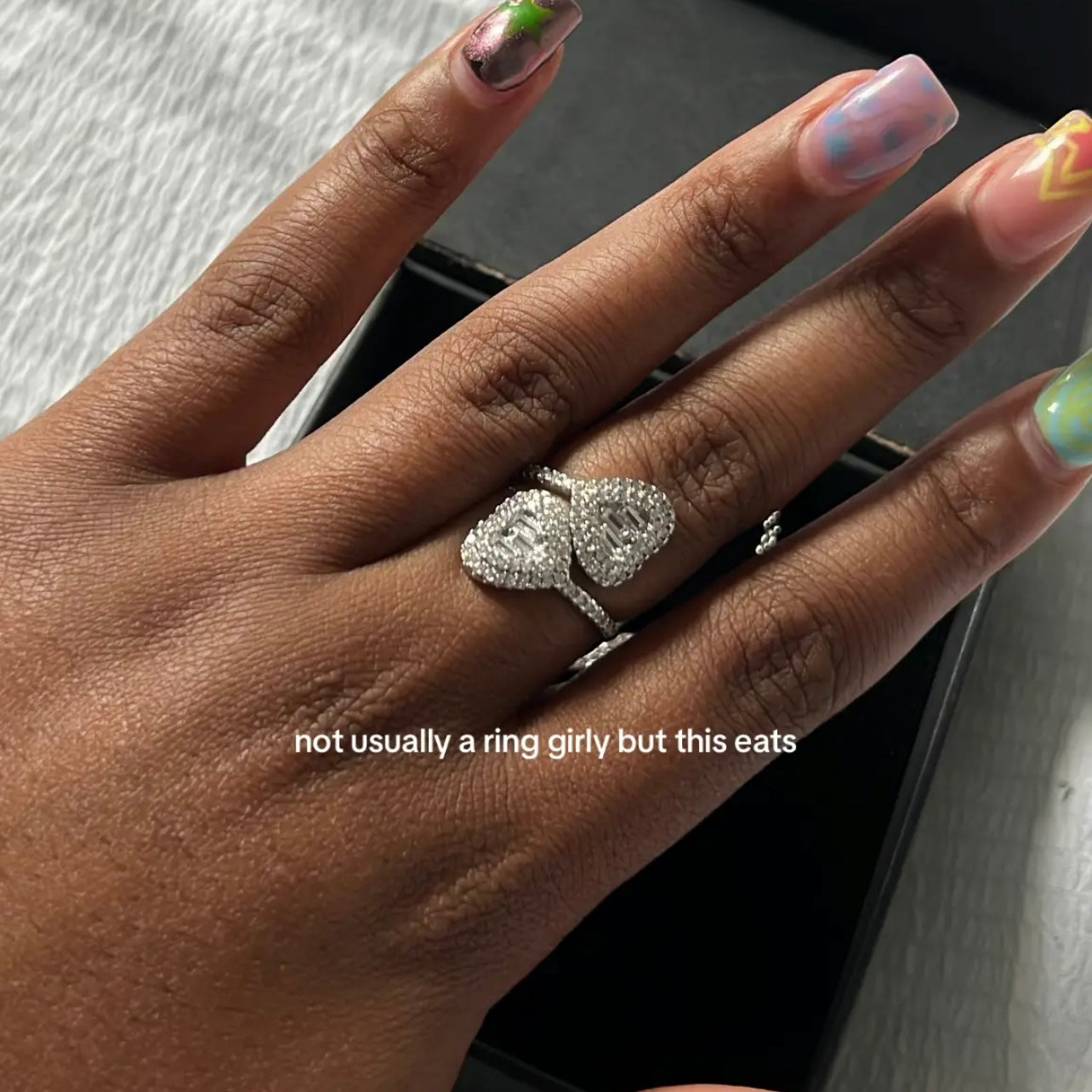 Double Love Ring - Silver
