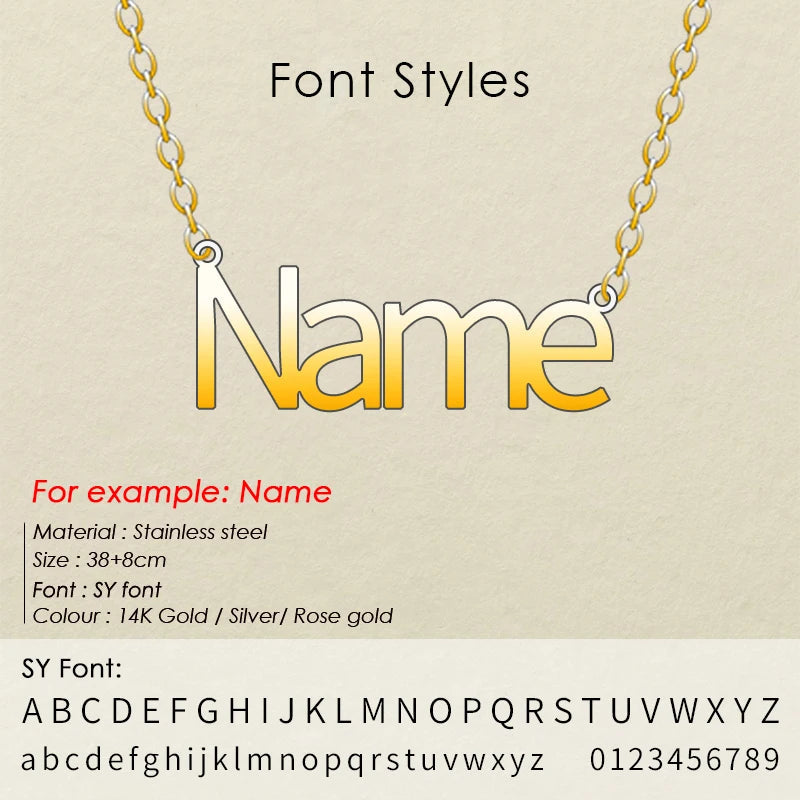 Classic Name Necklace