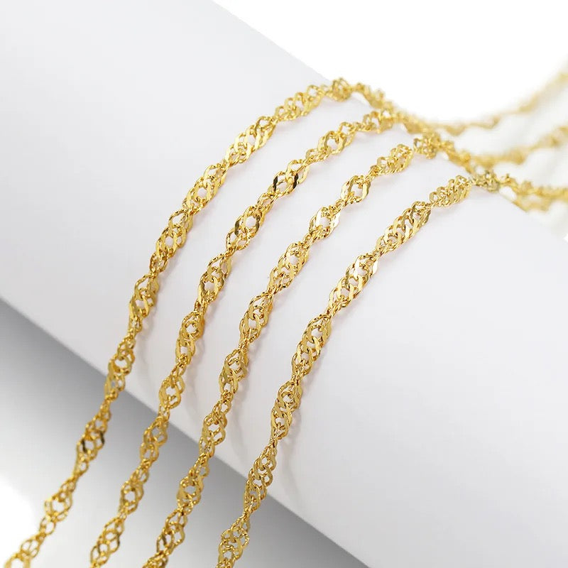 Waikiki Water Wave Necklace