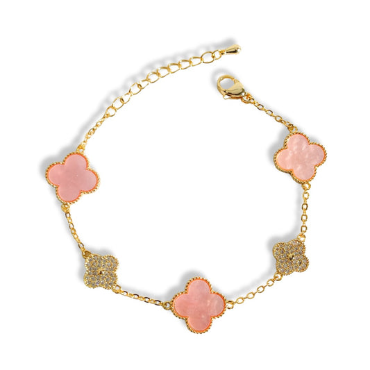 Charisma Clover bracelet - Pink Diamond
