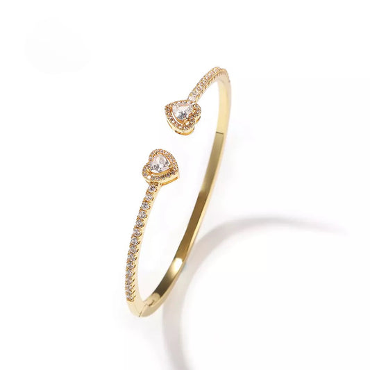 Sweetheart Bangle - Gold