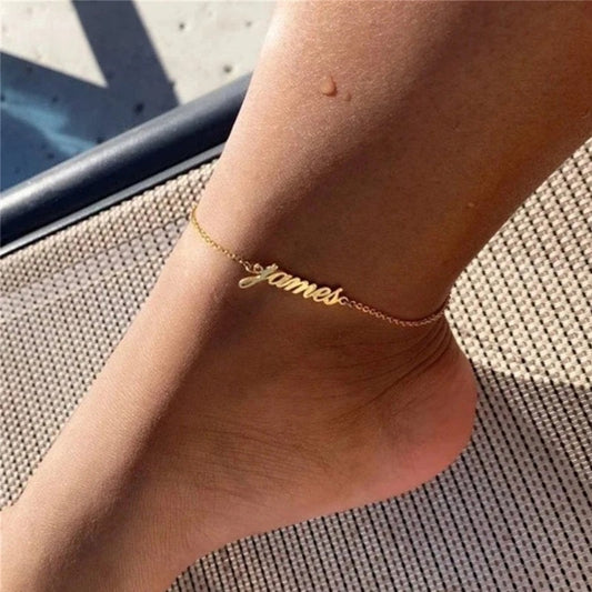 Custom Name Anklet