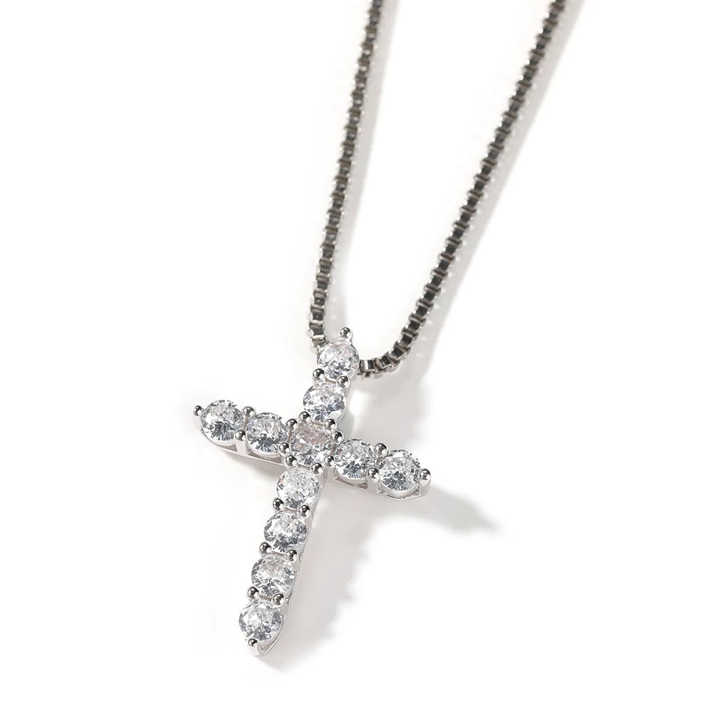 Radiant Cross Necklace