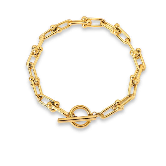 Gabby Graduated Link Bracelet