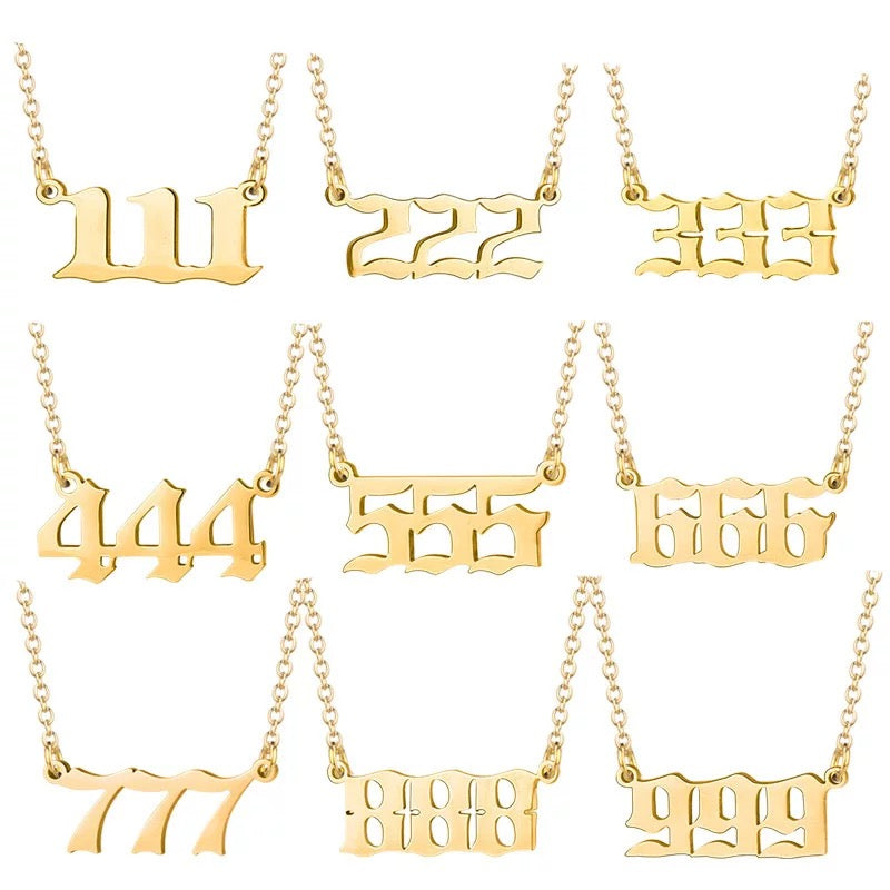 Angel Number Necklace
