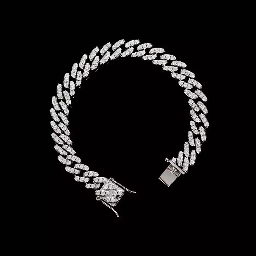 Diamond Cuban Link Anklet