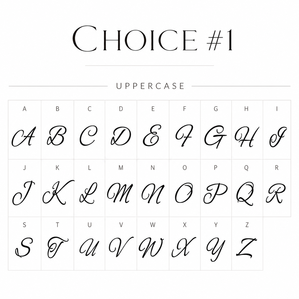 Diamond Cursive Initial Necklace