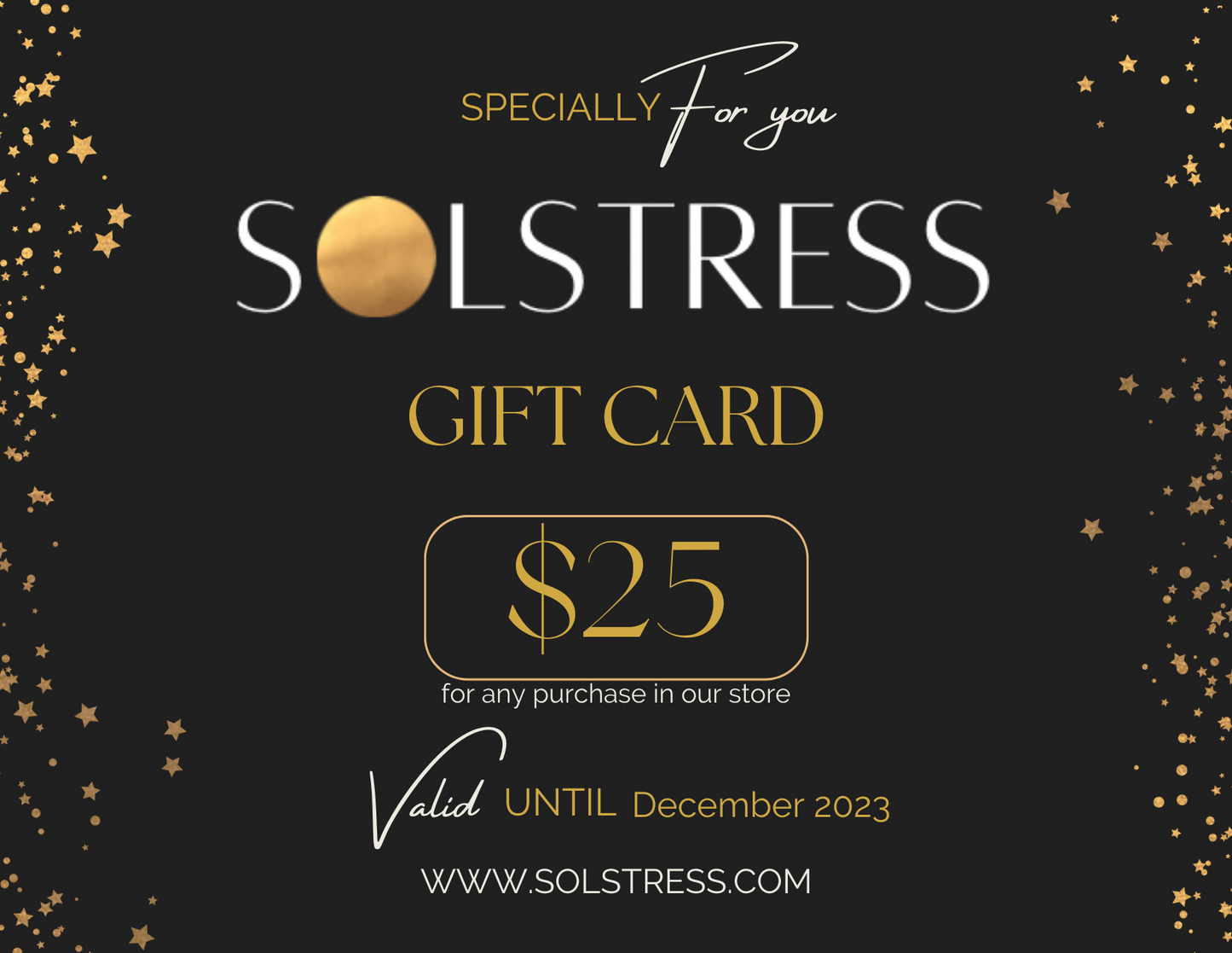 Solstress Gift Card