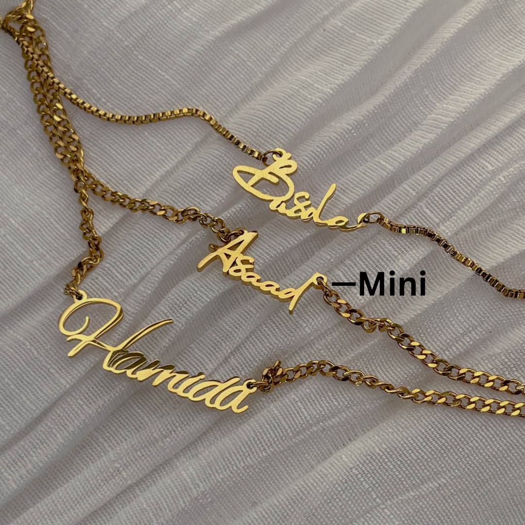 Mini Dainty Cuban Name Necklace