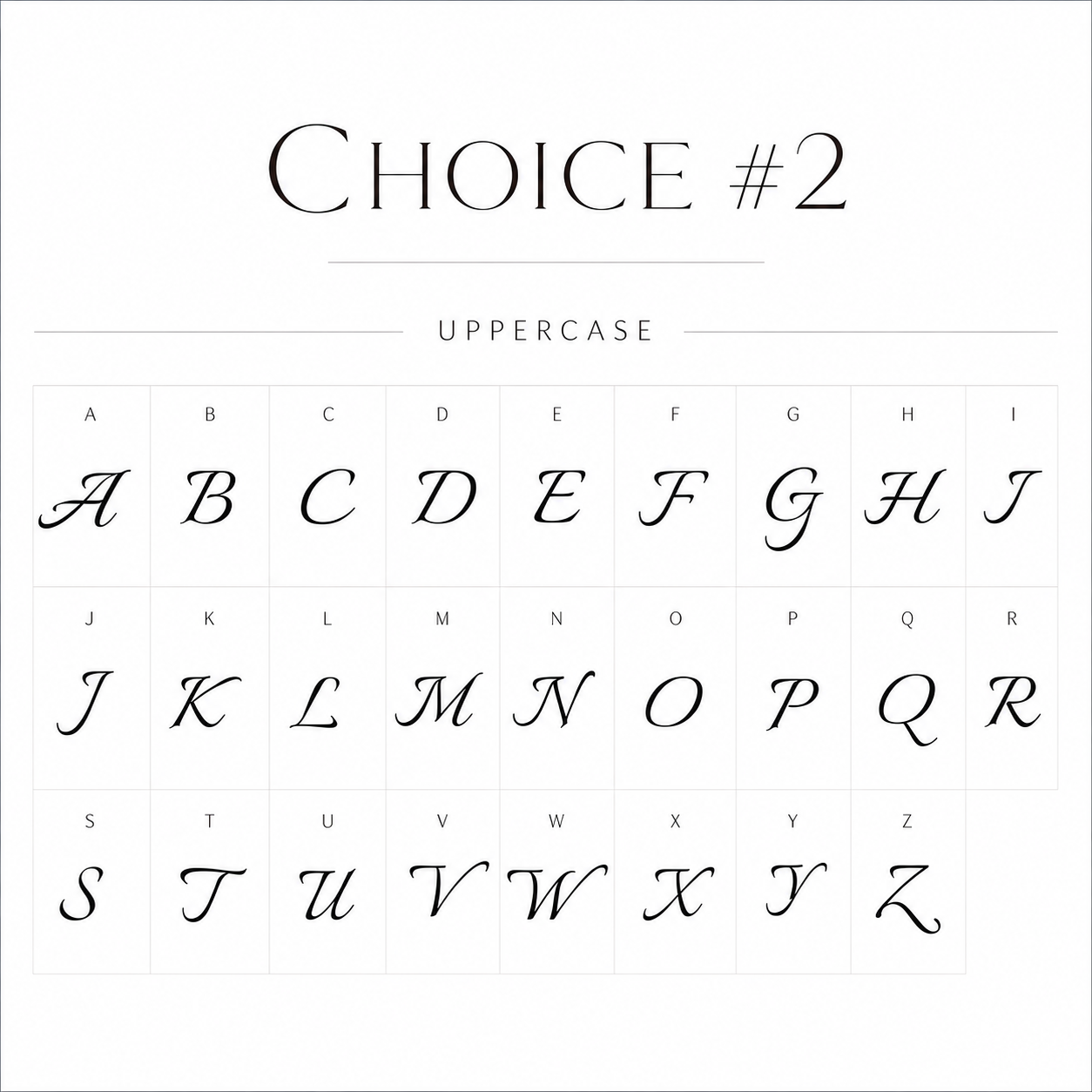 Diamond Cursive Initial Necklace