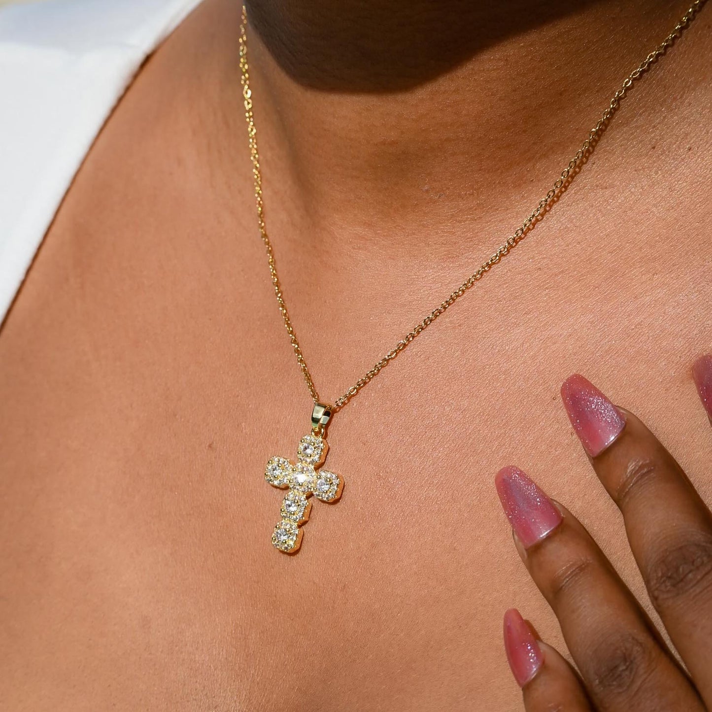 Beloved Diamond Cross Necklace