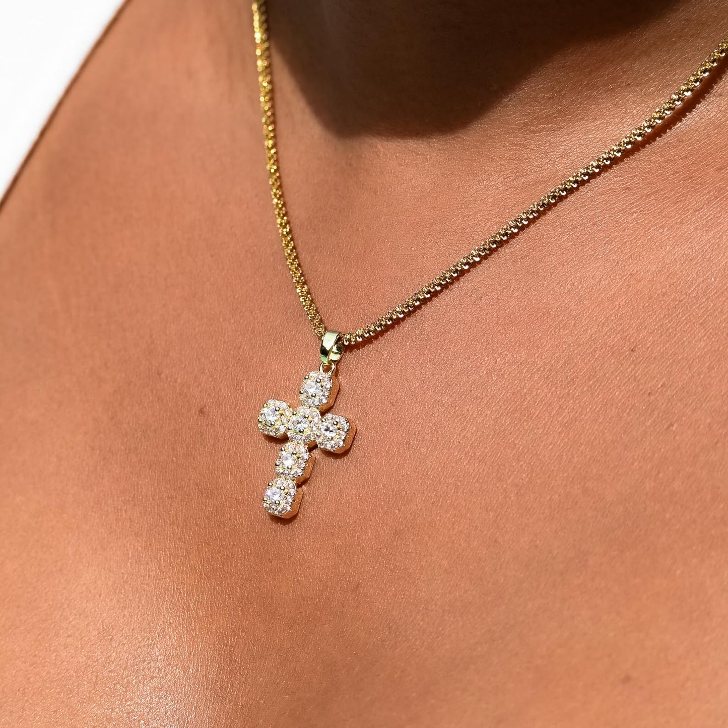 Cherished Diamond Cross Necklace