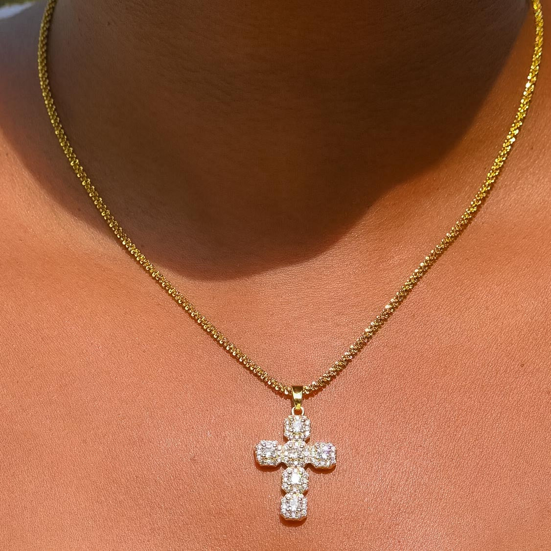 Cherished Diamond Cross Necklace