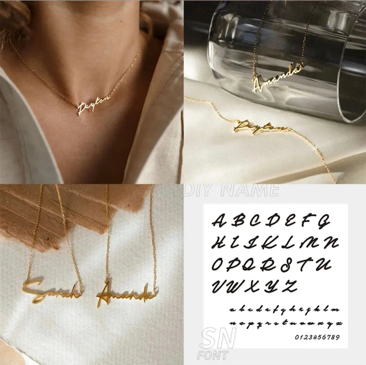 Dainty Cuban Name Necklace