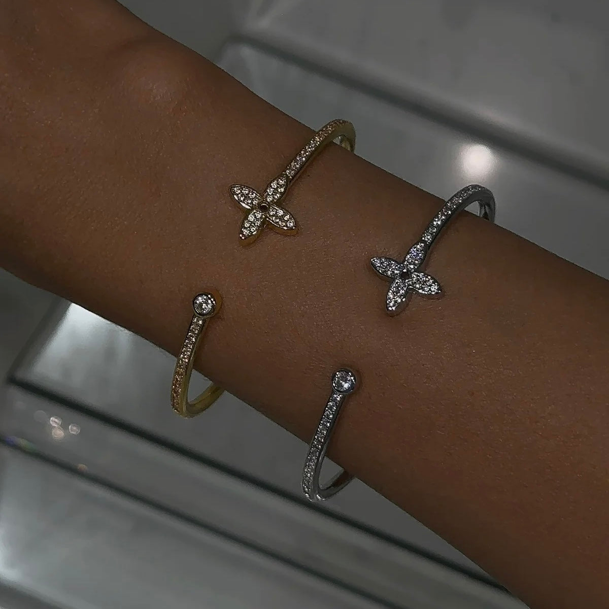 Twinkle Bangle - Silver