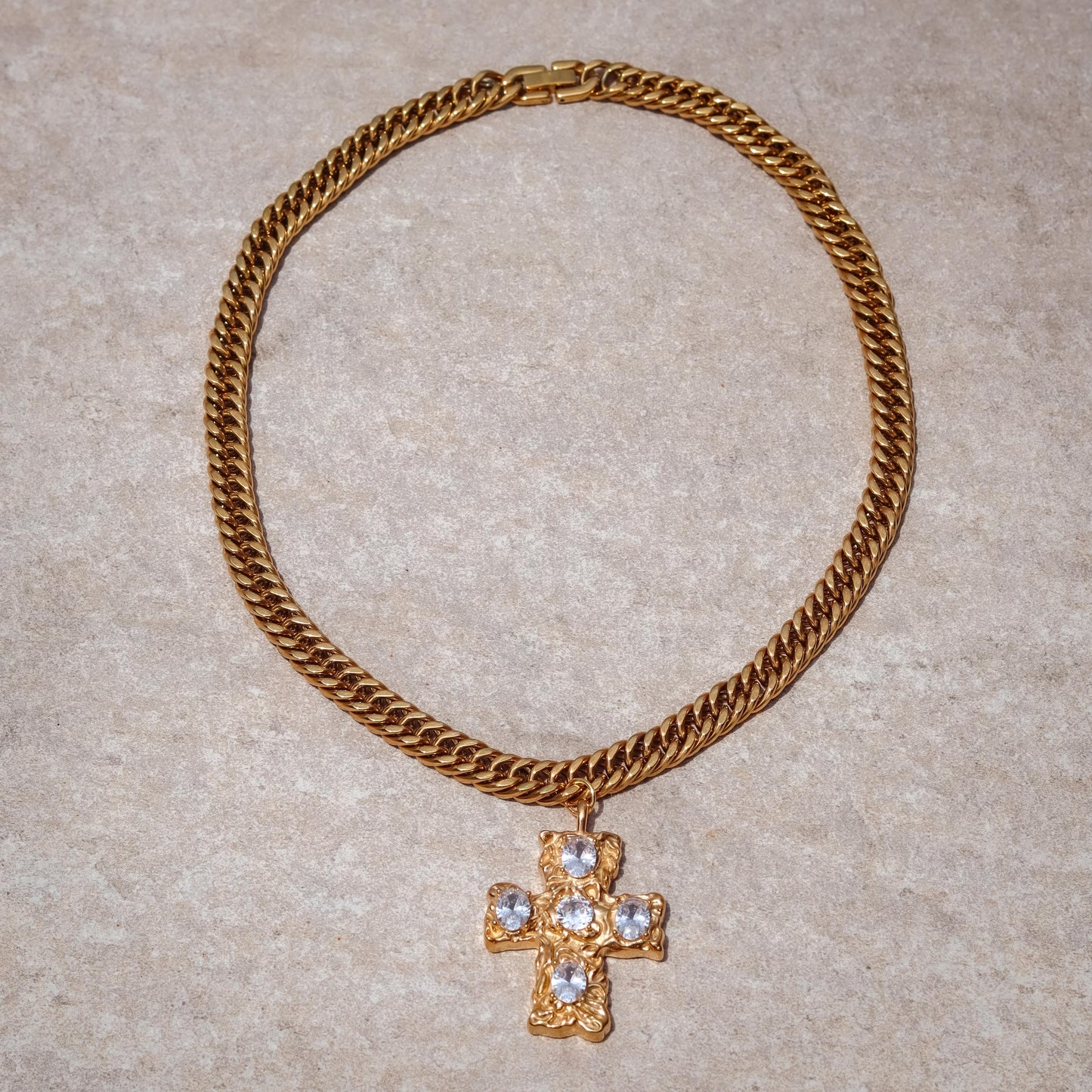 Adorned Cross Necklace