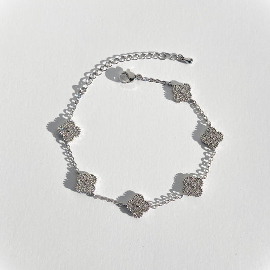 Charisma bracelet - Silver Crystal