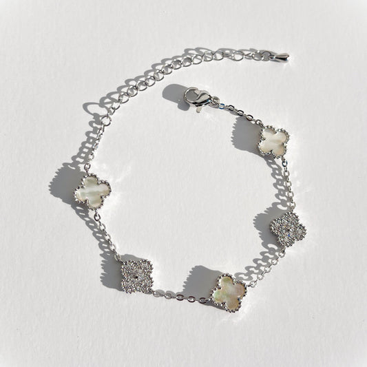 Charisma bracelet - Silver Pearl