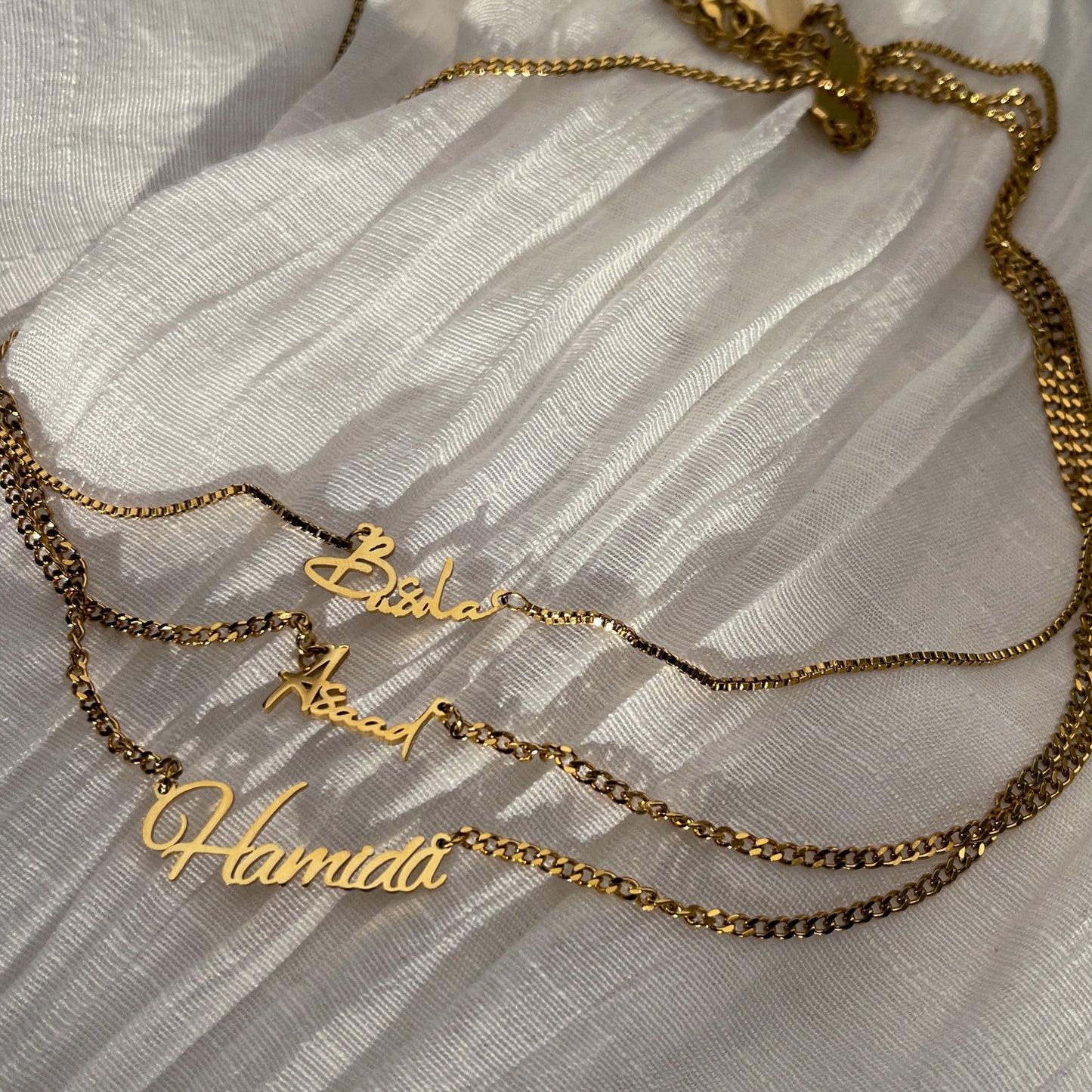 Mini Dainty Cuban Name Necklace