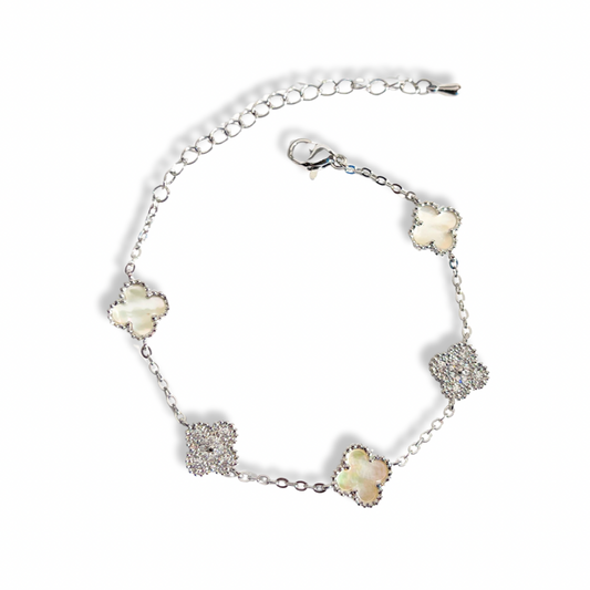 Charisma bracelet - Silver Pearl